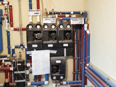 Изображение Монтаж систем отопления, водопровода, канализации в коттедже